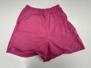 Como Sports Womens Shorts Size Small Pink Elastic Waist Pockets Vintage